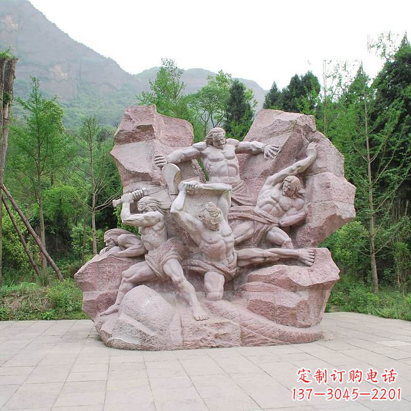 广州盘古石雕传承中华文明