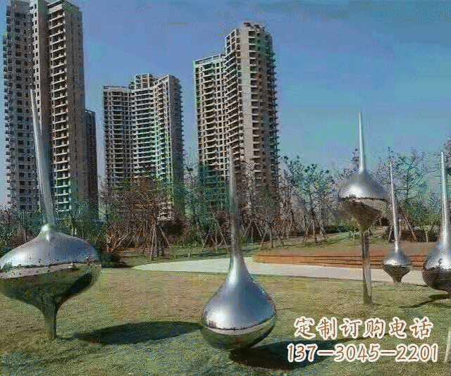 广州精致的不锈钢陀螺雕塑