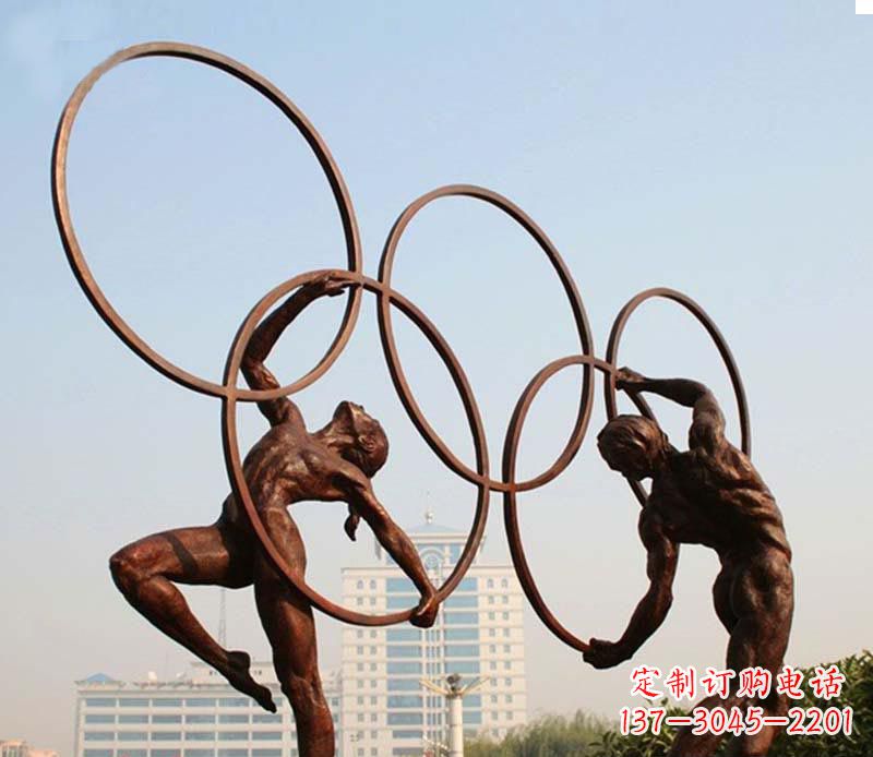 广州运动员铜雕精美礼品