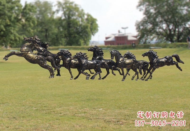 广州马群铜雕经典珍藏