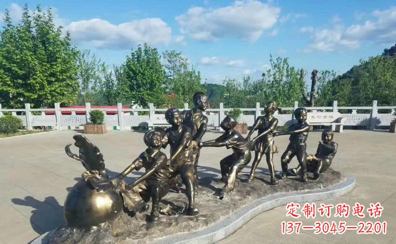 广州萝卜特色铜雕