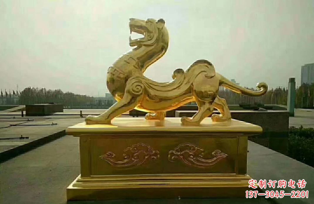 广州虎之精髓——精美铜质虎雕
