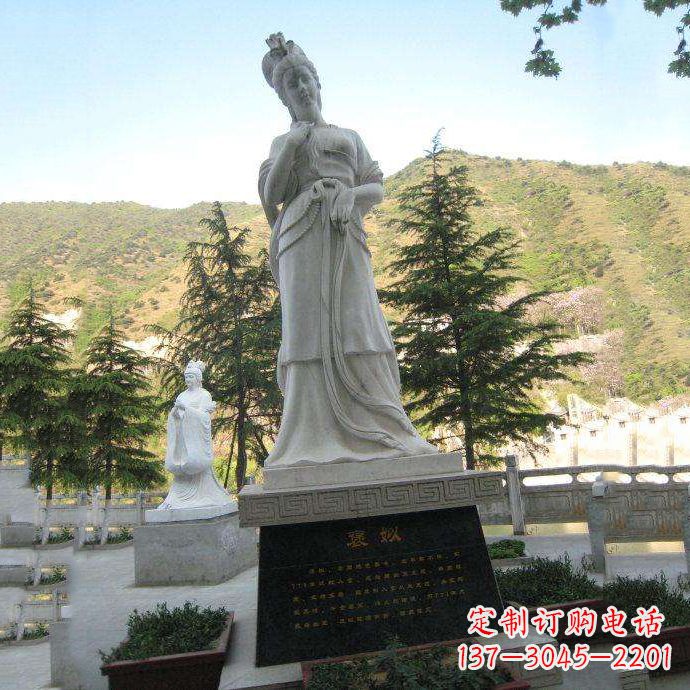 广州褒姒雕像-中国古代知名美女“烽火戏诸侯”相关人物雕塑