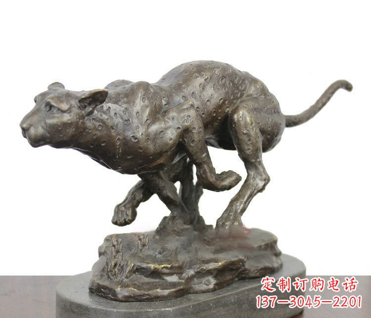 广州豹之美——铜雕艺术