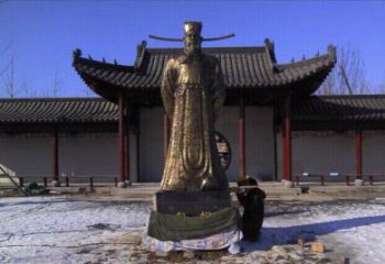 广州包拯铜雕文化艺术的完美结合