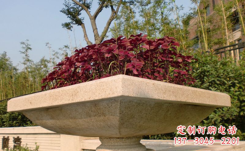 广州精美大理石花盆