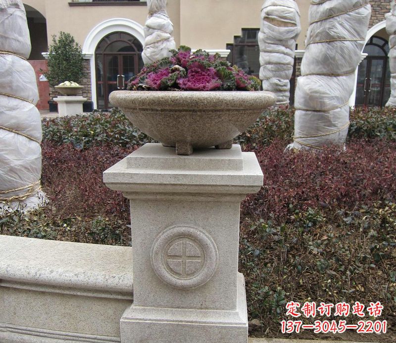 广州精美大理石花盆,给你的家居添彩