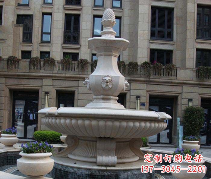 广州别墅景观欧式喷泉石雕_2