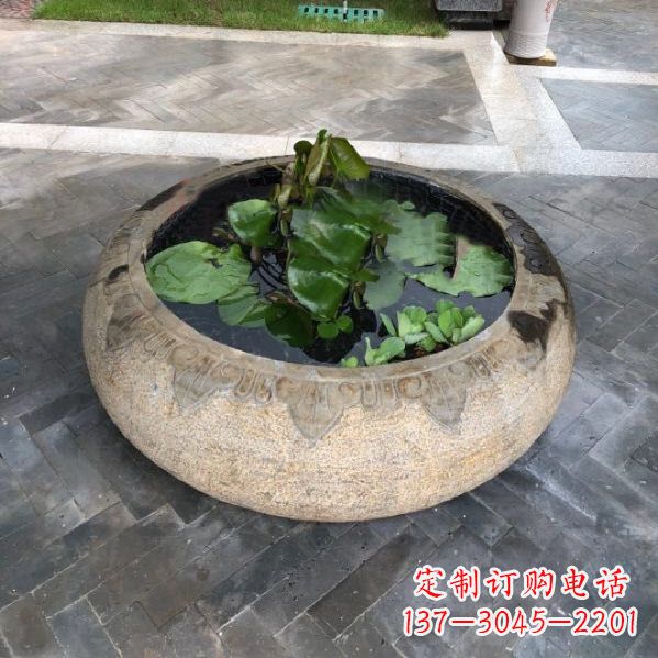 广州经典古典仿古石雕鱼缸