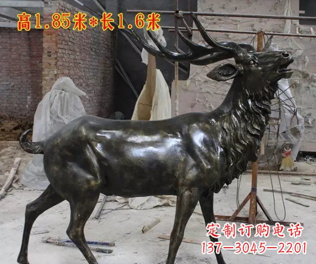 广州玻璃钢仿铜动物雕塑精美绝伦
