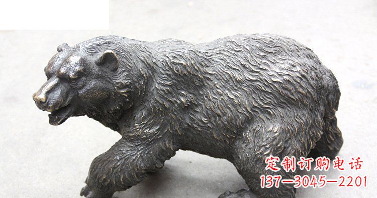 广州以玻璃钢制作的北极熊雕塑