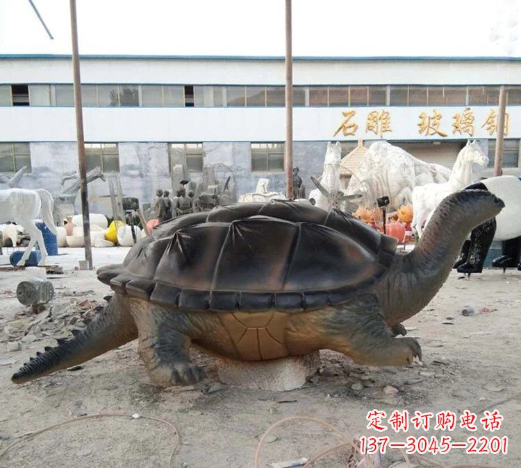 广州玻璃钢乌龟雕塑——精致美丽的艺术品