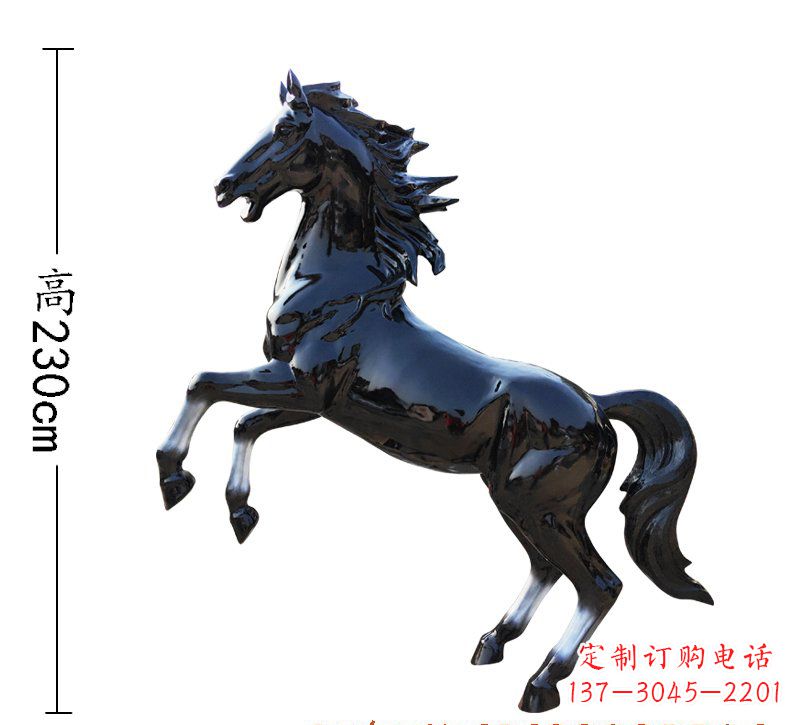 广州玻璃钢马雕塑精美外形、经久耐用