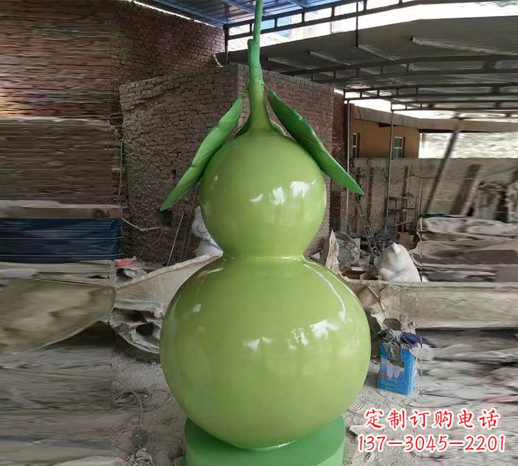 广州玻璃钢葫芦雕塑——艺术中的精美之作