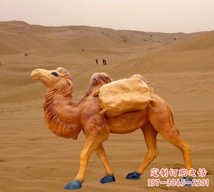 广州玻璃钢骆驼雕塑