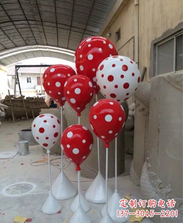 广州玻璃钢仿真气球雕塑