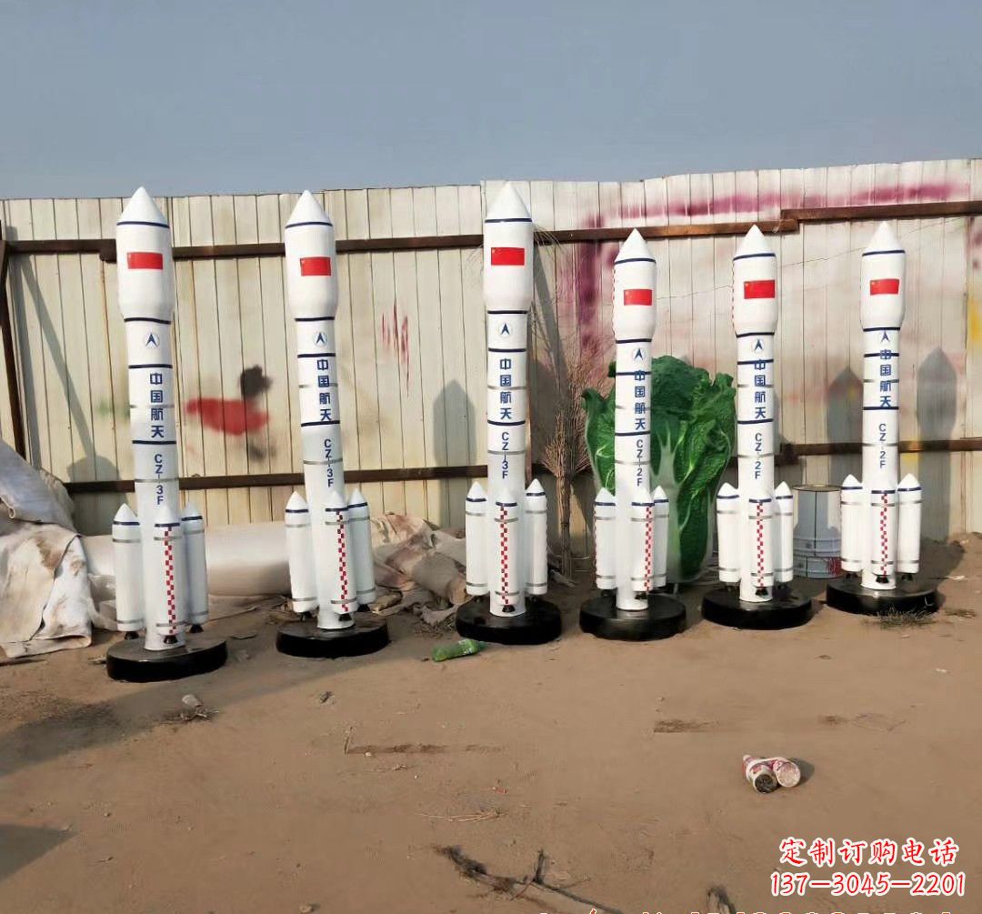 广州火箭雕塑现代景观艺术的精彩绽放