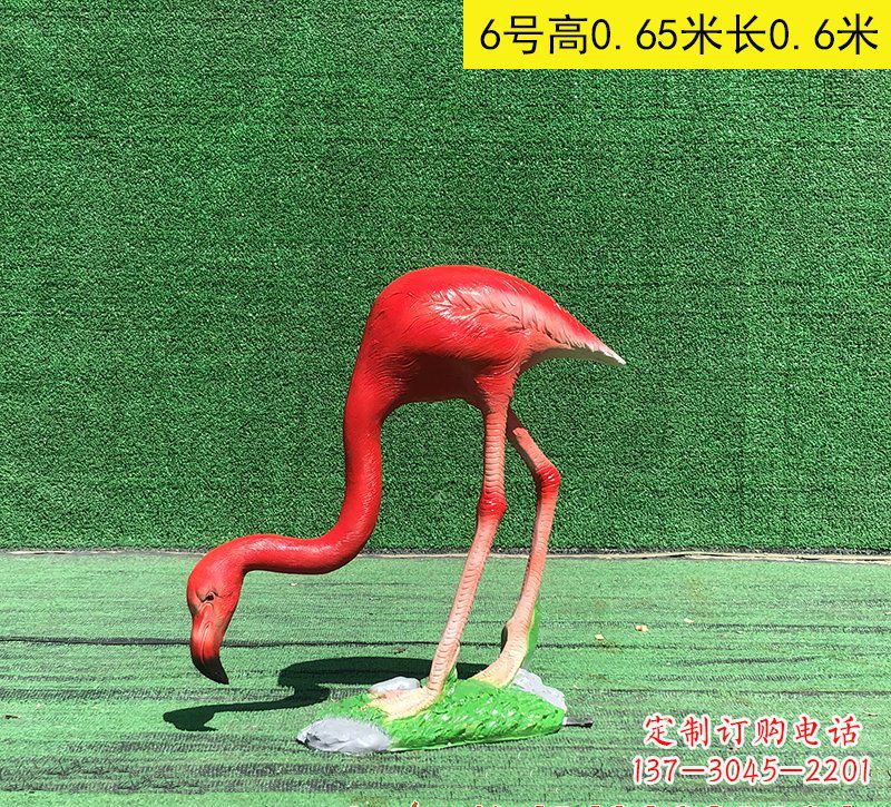 广州精美玻璃钢火烈鸟雕塑