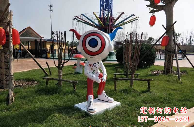 广州玻璃钢卡通机器人——雕塑艺术的新灵感
