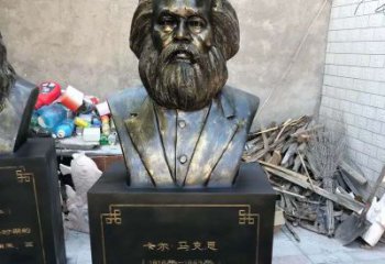 广州玻璃钢铸就的马克思雕塑