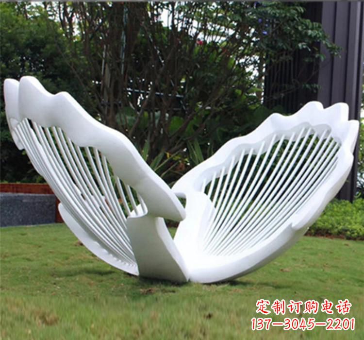 广州不锈钢贝壳雕塑艺术精品