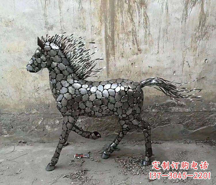 广州不锈钢奔马雕塑艺术与自由的象征
