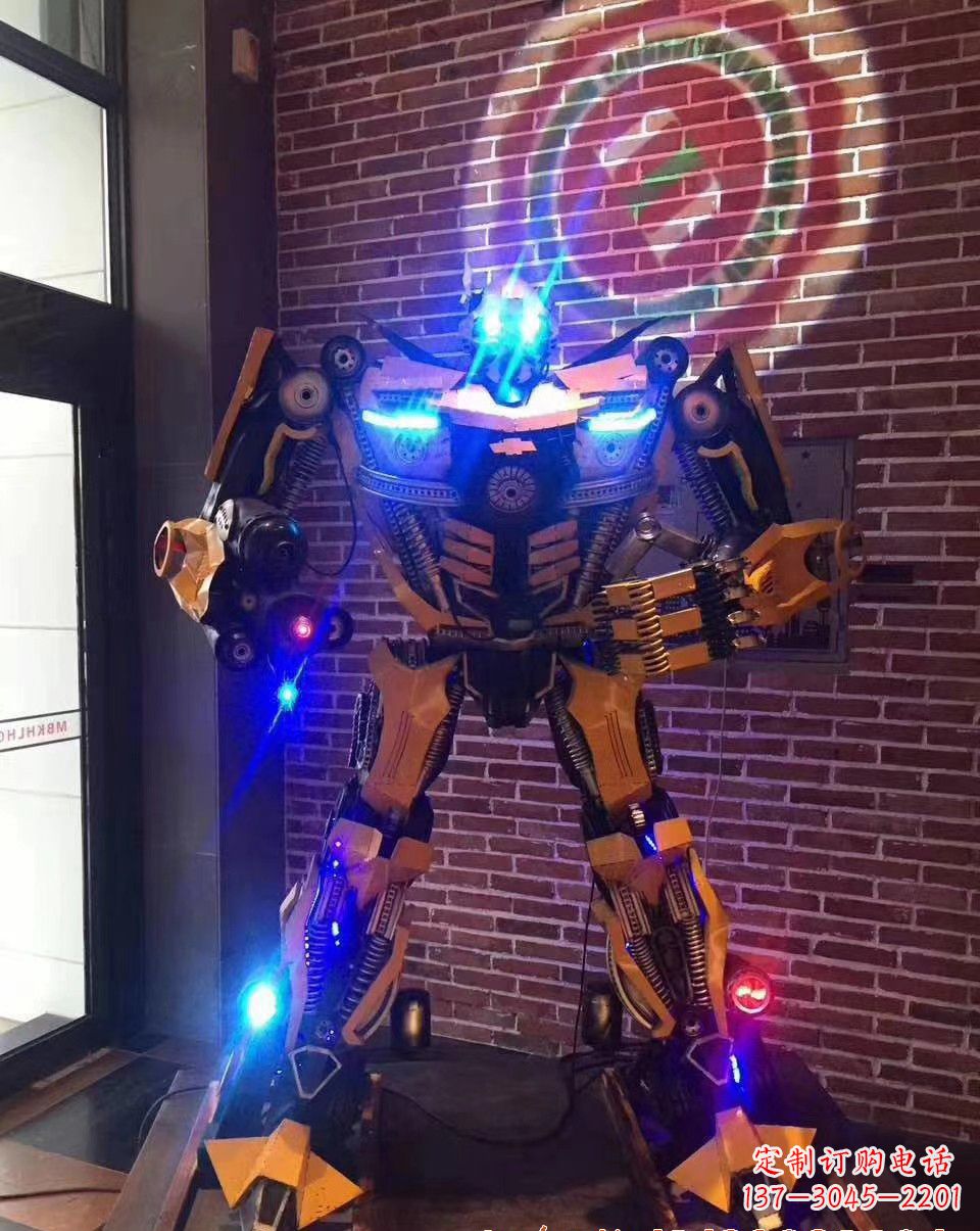 广州不锈钢变形金刚雕塑经典改造