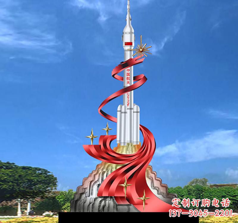 广州嫦娥飞天——不锈钢嫦娥雕塑