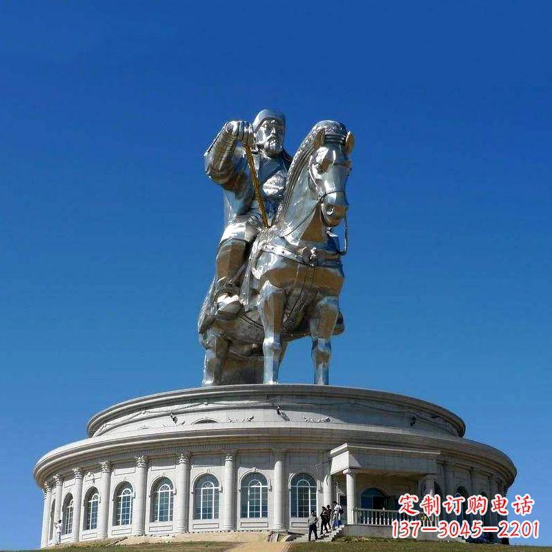 广州不锈钢成吉思汗雕塑——一座引人入胜的大型雕塑