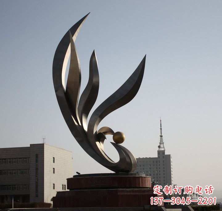 广州不锈钢凤凰雕塑传承凤凰文化的艺术精品