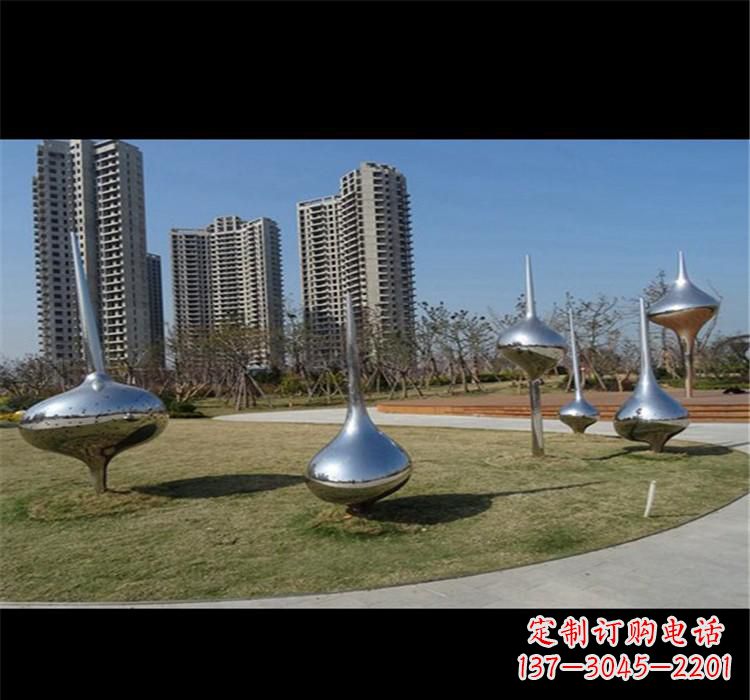 广州不锈钢城市水滴雕塑唤醒城市的灵魂