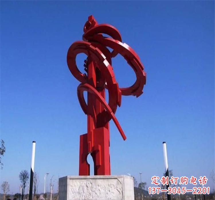 广州不锈钢齿轮雕塑把技术艺术完美结合