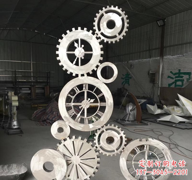 广州齿轮雕塑精致细腻的艺术品