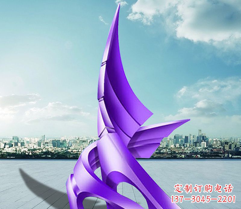 广州不锈钢船帆雕塑静谧的海洋美景