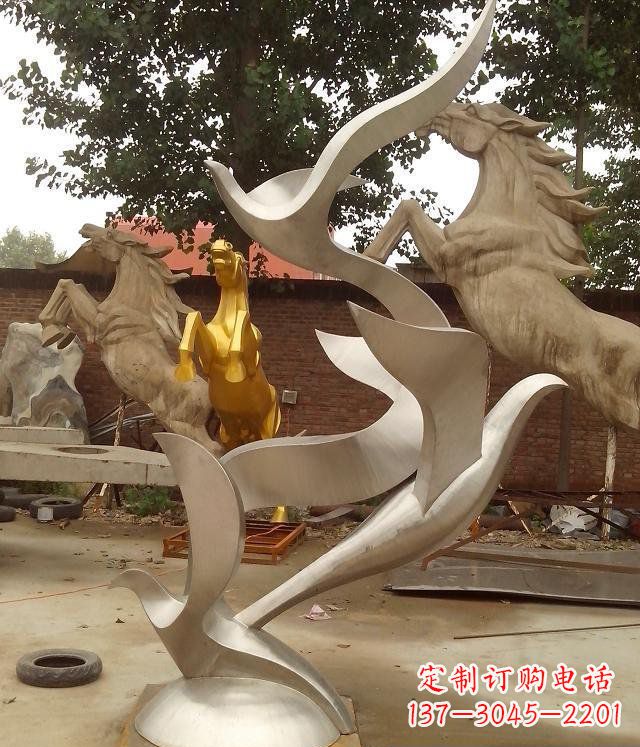 广州精美不锈钢鸽子雕塑