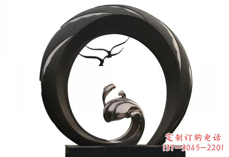 广州不锈钢海鸥雕塑海洋之韵
