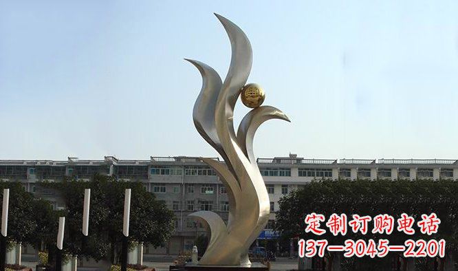 广州精美不锈钢凤凰雕塑
