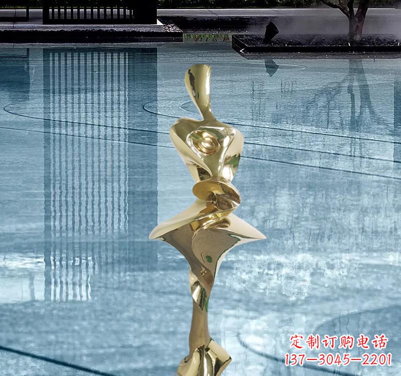 广州不锈钢材质的人体雕塑