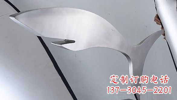 广州不锈钢鲨鱼雕塑艺术精品