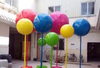 广州不锈钢彩色气球雕塑艺术的绚丽缤纷