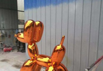 广州不锈钢彩色气球小狗雕塑——艺术与美学的完美结合