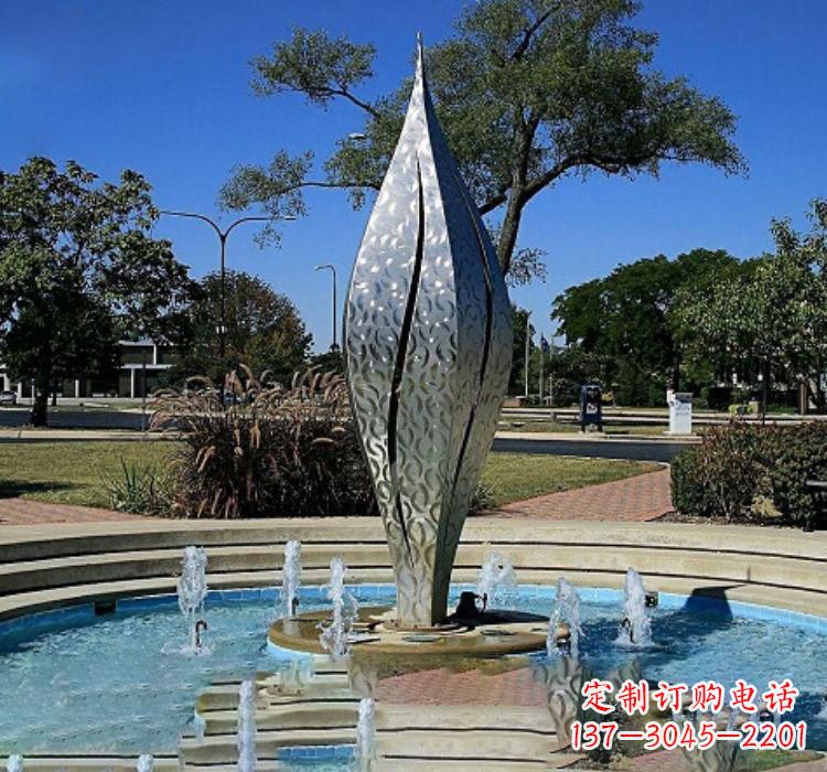 广州不锈钢创意喷泉雕塑