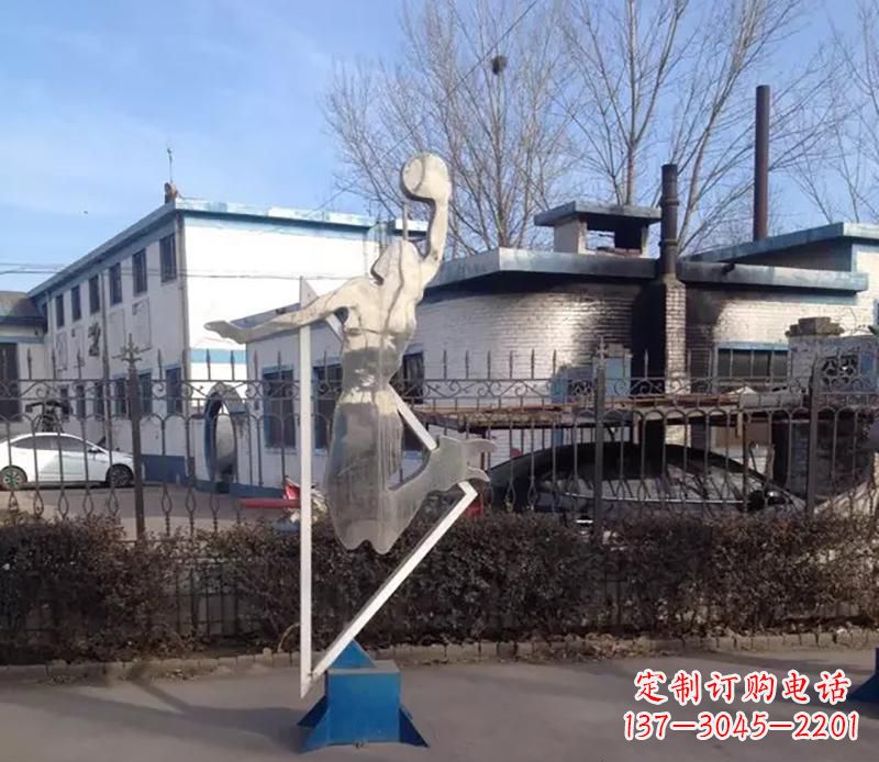 广州不锈钢打高尔夫雕塑