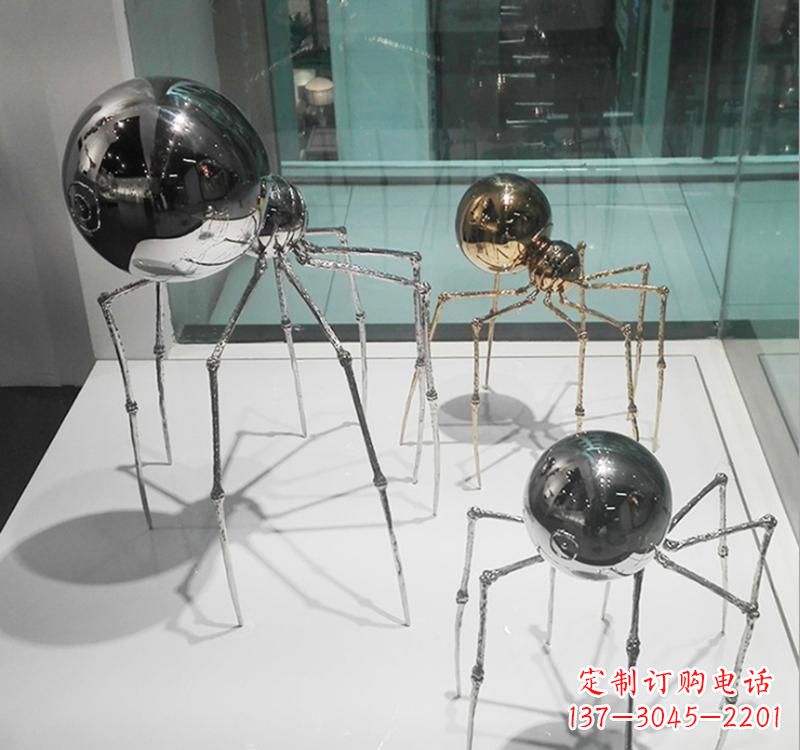 广州不锈钢蜘蛛侠雕塑