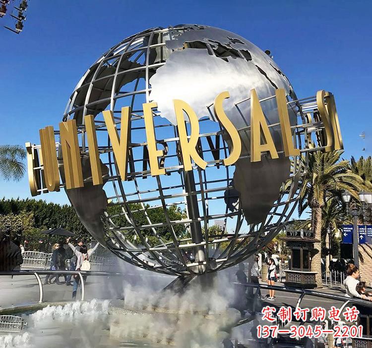 广州不锈钢地球仪雕塑——精致的地球礼物