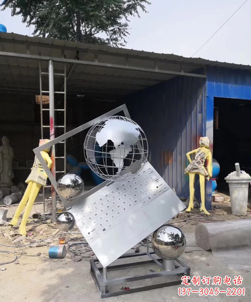广州不锈钢地球雕塑艺术与科技的完美结合