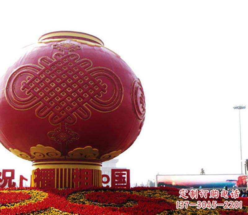 广州不锈钢灯笼雕塑精致与美感的完美结合