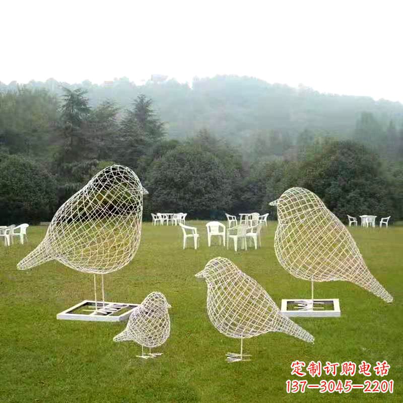 广州精美鸽子雕塑,点缀绿地园林