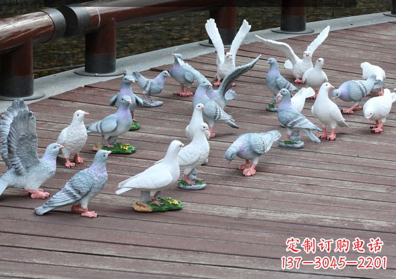 广州精致的不锈钢鸽子雕塑