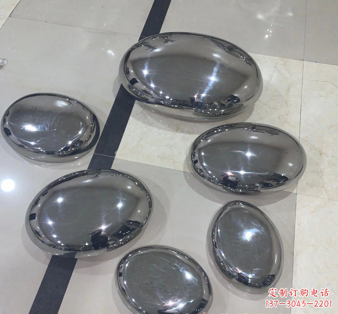 广州不锈钢鹅卵石雕塑精美的艺术瑰宝